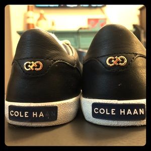 Cole Haan Women’s Black Leather Sneakers
